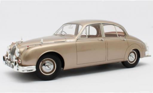 Miniature Jaguar MK 1/12 Matrix II gold RHD 1959 Jaguar MK 1/12 Matrix II gold RHD 1959 miniature