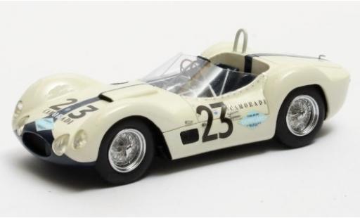 Miniature Maserati Tipo 1/43 Matrix 61 Birdcage RHD No.23 Camoradi USA Racing Team 12h Sebring 1960 S.Moss/D.Gurney Maserati Tipo 1/43 Matrix 61 Birdcage RHD No.23 Camoradi USA Racing Team 12h Sebring 1960 S.Moss/D.Gurney miniature