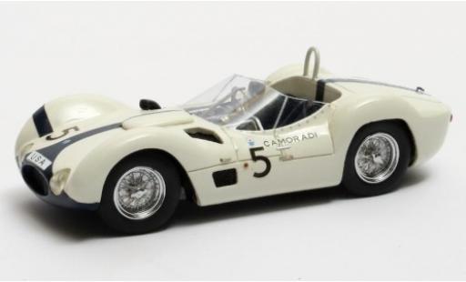 Miniature Maserati Tipo 1/43 Matrix 61 Birdcage RHD No.5 Camoradi USA Racing Team 1000km Nürburgring 1960 S.Moss/D.Gurney Maserati Tipo 1/43 Matrix 61 Birdcage RHD No.5 Camoradi USA Racing Team 1000km Nürburgring 1960 S.Moss/D.Gurney miniature