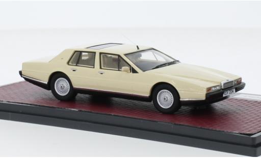Miniature Aston Martin Lagonda 1/43 Matrix S2 beige clair RHD 1980 Aston Martin Lagonda 1/43 Matrix S2 beige clair RHD 1980 miniature