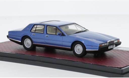 Miniature Aston Martin Lagonda 1/43 Matrix S2 metallise bleu RHD 1980 Aston Martin Lagonda 1/43 Matrix S2 metallise bleu RHD 1980 miniature