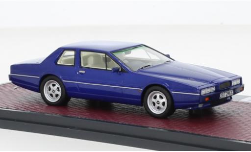 Aston Martin Lagonda 1/43 Matrix SWB Virage metallise bleue RHD 1986 miniature