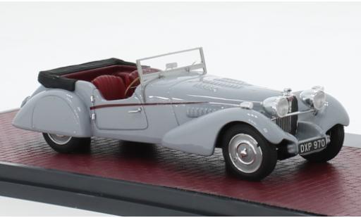 Miniature Bugatti 57 1/43 Matrix TSC Sports Tourer Vanden Plas gris clair RHD 1938 Bugatti 57 1/43 Matrix TSC Sports Tourer Vanden Plas gris clair RHD 1938 miniature