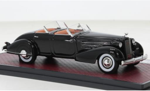 Miniature Cadillac V16 1/43 Matrix Dual Cowl Sport Pheaton noire 1937 Cadillac V16 1/43 Matrix Dual Cowl Sport Pheaton noire 1937 miniature