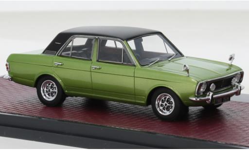 Miniature Ford Cortina 1/43 Matrix MK II 1600E metallise la chaux/noire RHD 1968 Ford Cortina 1/43 Matrix MK II 1600E metallise la chaux/noire RHD 1968 miniature