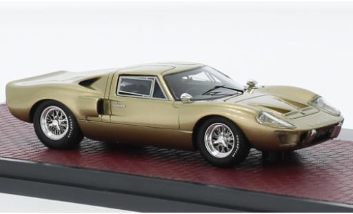 Miniature Ford GT40 1/43 Matrix MkIII doré RHD 1967 Ford GT40 1/43 Matrix MkIII doré RHD 1967 miniature