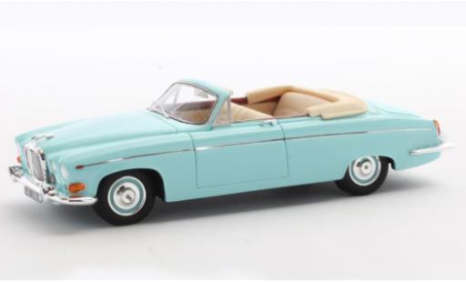 Miniature Jaguar 420 1/43 Matrix G Cabriolet bleue RHD 1969 Jaguar 420 1/43 Matrix G Cabriolet bleue RHD 1969 miniature