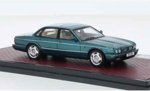 Miniature Jaguar XJ 1/43 Matrix R (X300) metallise turquoise RHD 1994 Jaguar XJ 1/43 Matrix R (X300) metallise turquoise RHD 1994 miniature