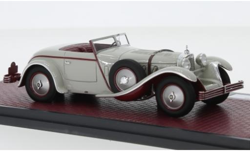 Miniature Mercedes CLA 1/43 Matrix 680S W06 Torpedo Roadster gris clair 1928 Mercedes CLA 1/43 Matrix 680S W06 Torpedo Roadster gris clair 1928 miniature