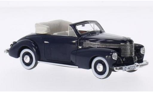 Miniature Opel Capitaine 1/43 Matrix Hebmüller cabriolet bleu foncé Opel Capitaine 1/43 Matrix Hebmüller cabriolet bleu foncé miniature