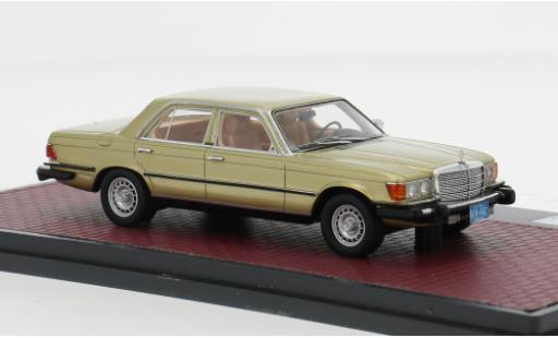 Miniature Mercedes 300 1/43 Matrix SD Turbodiesel (W116) USA gold 1978 1:43 Mercedes 300 1/43 Matrix SD Turbodiesel (W116) USA gold 1978 1:43 miniature