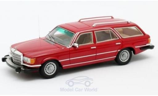 Mercedes 350 1/43 Matrix SE (W116) Crayford Estate rouge 1977 miniature