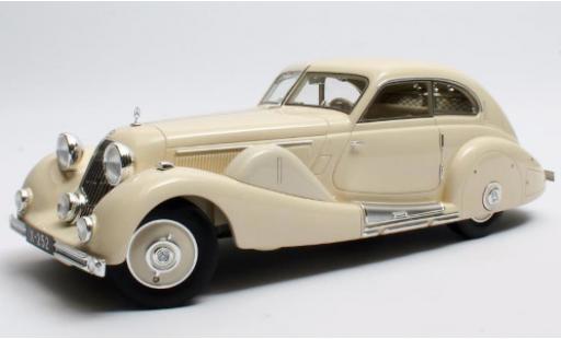 Mercedes 500 1/18 Matrix K Spezial Stromlinienwagen (W29) blanche 1935 Tan Tjoan Keng miniature