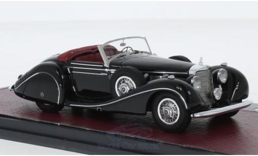 Miniature Mercedes 540 1/43 Matrix K Spezialroadster Sindelfingen noire 1939 Mercedes 540 1/43 Matrix K Spezialroadster Sindelfingen noire 1939 miniature