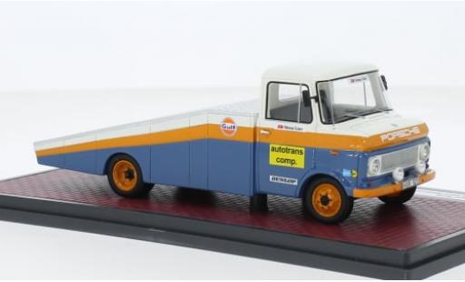 Miniature Opel Blitz 1/43 Matrix orange/bleue Autotrans Comp. Lasse Widenborg 1970 1:43 Opel Blitz 1/43 Matrix orange/bleue Autotrans Comp. Lasse Widenborg 1970 1:43 miniature