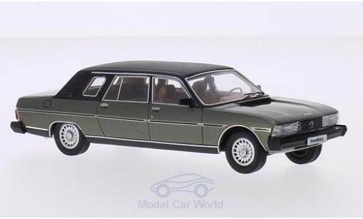 Miniature Peugeot 604 1/43 Matrix Heuliez Limousine metallise verte/matt-noire 1980 Peugeot 604 1/43 Matrix Heuliez Limousine metallise verte/matt-noire 1980 miniature