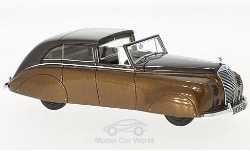 Miniature Rolls Royce Silver Wraith 1/43 Matrix Sedanca de Ville by Hopper metallise marron RHD 1947 Rolls Royce Silver Wraith 1/43 Matrix Sedanca de Ville by Hopper metallise marron RHD 1947 miniature