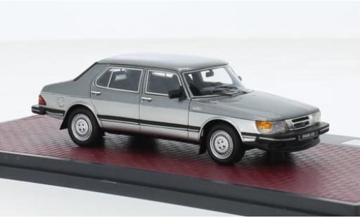 Miniature Saab 900 1/43 Matrix CD Turbo metallise grise 1981 1:43 Saab 900 1/43 Matrix CD Turbo metallise grise 1981 1:43 miniature