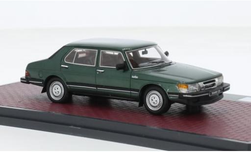 Miniature Saab 900 1/43 Matrix CD Turbo metallise verte 1981 1:43 Saab 900 1/43 Matrix CD Turbo metallise verte 1981 1:43 miniature
