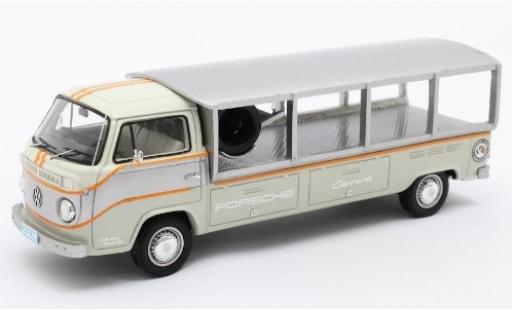 Miniature Volkswagen T2 1/43 Matrix Renntransporter grise/blanche RHD 1976 Volkswagen T2 1/43 Matrix Renntransporter grise/blanche RHD 1976 miniature
