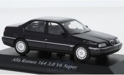 Miniature Alfa Romeo 164 1/43 Maxichamps 3.0 V6 Super bleue 1992 Alfa Romeo 164 1/43 Maxichamps 3.0 V6 Super bleue 1992 miniature