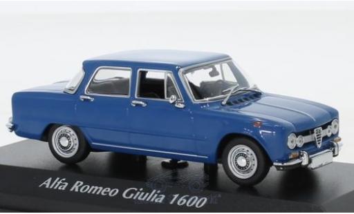 Miniature Alfa Romeo Giulia 1/43 Maxichamps 1600 bleue 1970 Alfa Romeo Giulia 1/43 Maxichamps 1600 bleue 1970 miniature