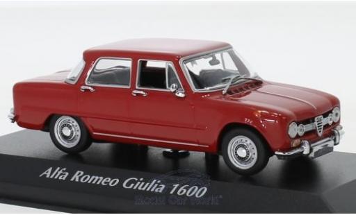 Miniature Alfa Romeo Giulia 1/43 Maxichamps 1600 rouge 1970 Alfa Romeo Giulia 1/43 Maxichamps 1600 rouge 1970 miniature