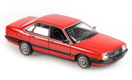 Miniature Audi 100 1/43 Maxichamps rouge 1990 Audi 100 1/43 Maxichamps rouge 1990 miniature