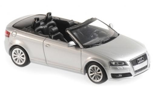 Miniature Audi A3 1/43 Maxichamps Cabriolet grise 2007 Audi A3 1/43 Maxichamps Cabriolet grise 2007 miniature