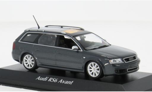 Miniature Audi A6 1/43 Maxichamps Avant metallise grise 2002 1:43 Audi A6 1/43 Maxichamps Avant metallise grise 2002 1:43 miniature