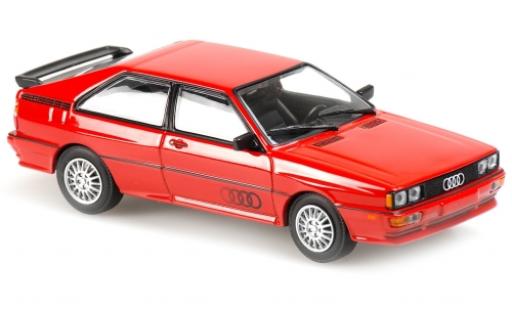 Miniature Audi Quattro 1/43 Maxichamps rouge/Dekor 1980 Audi Quattro 1/43 Maxichamps rouge/Dekor 1980 miniature