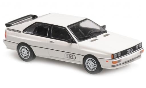 Miniature Audi Quattro 1/43 Maxichamps blanche/Dekor 1980 Audi Quattro 1/43 Maxichamps blanche/Dekor 1980 miniature