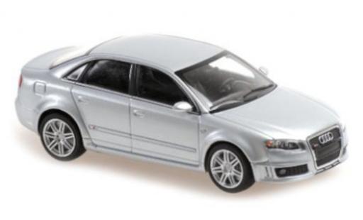 Miniature Audi RS4 1/43 Maxichamps grise 2004 Audi RS4 1/43 Maxichamps grise 2004 miniature