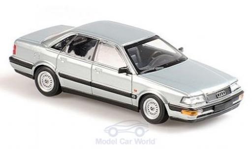 Miniature Audi V8 1/43 Maxichamps grise 1988 Audi V8 1/43 Maxichamps grise 1988 miniature