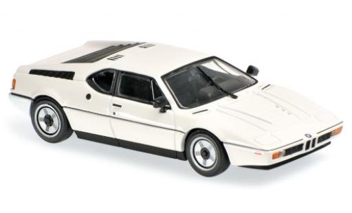 Miniature Bmw M1 1/43 Maxichamps blanche 1979 Bmw M1 1/43 Maxichamps blanche 1979 miniature