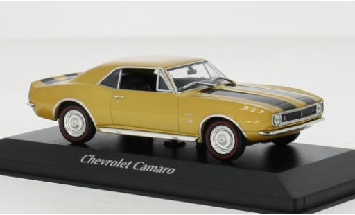 Miniature Chevrolet Camaro 1/43 Maxichamps gold 1967 1:43 Chevrolet Camaro 1/43 Maxichamps gold 1967 1:43 miniature