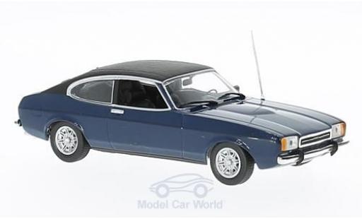 Miniature Ford Capri 1974 1/43 Maxichamps II 2.3 GT bleue/noire 1974 Ford Capri 1974 1/43 Maxichamps II 2.3 GT bleue/noire 1974 miniature