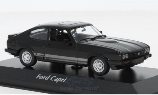 Miniature Ford Capri 1/43 Maxichamps MKIII 3.0 S noire 1982 Ford Capri 1/43 Maxichamps MKIII 3.0 S noire 1982 miniature