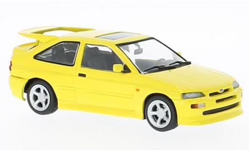 Miniature Ford Escort 1/43 Maxichamps RS Cosworth jaune 1992 Ford Escort 1/43 Maxichamps RS Cosworth jaune 1992 miniature