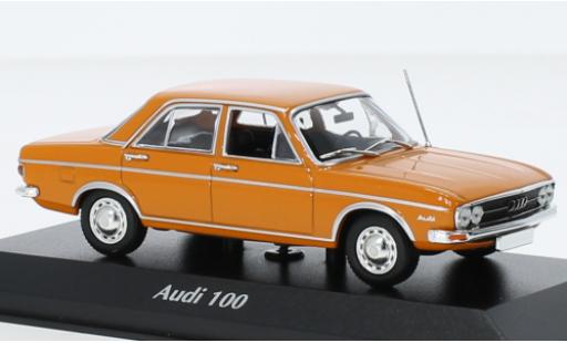 Miniature Audi 100 1/43 Maxichamps orange 1969 Audi 100 1/43 Maxichamps orange 1969 miniature