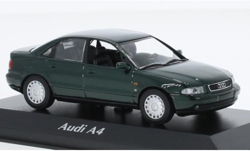 Miniature Audi A4 1/43 Maxichamps metallise vert foncé 1995 Audi A4 1/43 Maxichamps metallise vert foncé 1995 miniature