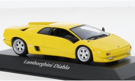 Miniature Lamborghini Diablo 1/43 Maxichamps jaune 1994 Lamborghini Diablo 1/43 Maxichamps jaune 1994 miniature