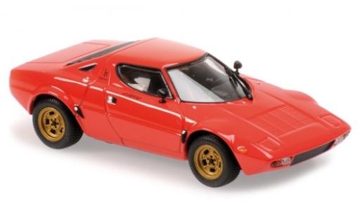 Miniature Lancia Stratos 1/43 Maxichamps rouge 1974 Lancia Stratos 1/43 Maxichamps rouge 1974 miniature