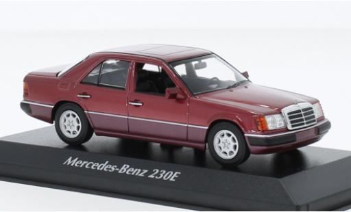 Mercedes 230 1/43 Maxichamps E (W124) metallise rouge foncé 1991 miniature