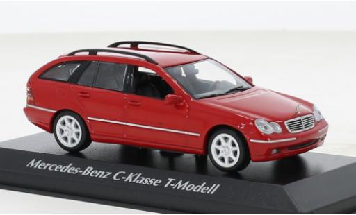 Miniature Mercedes Classe C 1/43 Maxichamps T-Modell (S203) rouge 2001 Mercedes Classe C 1/43 Maxichamps T-Modell (S203) rouge 2001 miniature