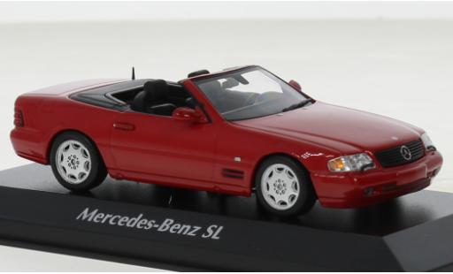 Miniature Mercedes Classe SL 1/43 Maxichamps (R129) rouge 1999 Mercedes Classe SL 1/43 Maxichamps (R129) rouge 1999 miniature