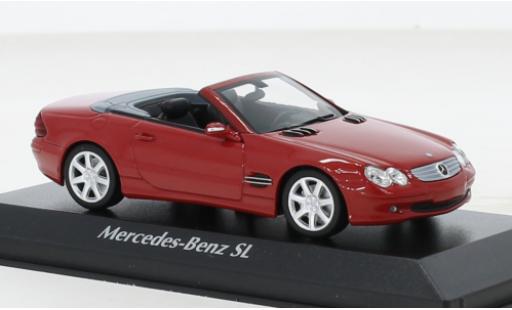 Miniature Mercedes Classe SL 1/43 Maxichamps (R230) rouge 2001 Mercedes Classe SL 1/43 Maxichamps (R230) rouge 2001 miniature