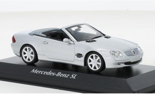 Miniature Mercedes Classe SL 1/43 Maxichamps (R230) grise 2001 Mercedes Classe SL 1/43 Maxichamps (R230) grise 2001 miniature