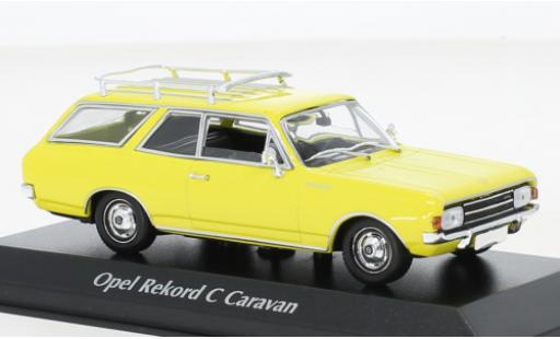 Miniature Opel Rekord 1/43 Maxichamps C Caravan jaune 1968 Opel Rekord 1/43 Maxichamps C Caravan jaune 1968 miniature