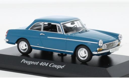 Miniature Peugeot 404 1/43 Maxichamps Coupe bleue 1962 Peugeot 404 1/43 Maxichamps Coupe bleue 1962 miniature